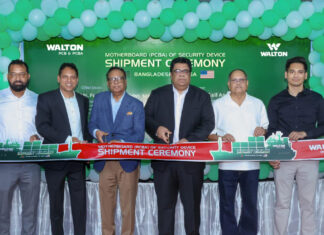 যুক্তরাষ্ট্রে ওয়ালটন পিসিবিএ রপ্তানি উদ্বোধন