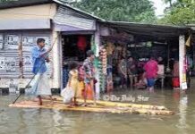 বন্যায় ৭ জেলায় ক্ষতিগ্রস্ত ১০ লাখ মানুষ, নিহত ৫১