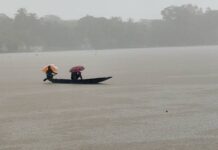 টানা বৃষ্টিতে সুনামগঞ্জে নদ-নদীর পানি বৃদ্ধি অব্যাহত