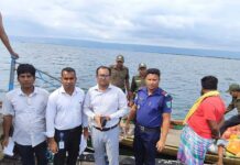 টাঙ্গুয়ার হাওরে পরিবেশ বিরোধী কর্মকাণ্ডে ৮ ট্রলার চালককে জরিমানা