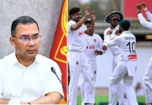 ঐতিহাসিক টেস্ট জয়ে টাইগারদের প্রধানমন্ত্রীর অভিনন্দন