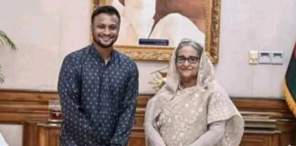 শেখ হাসিনার সঙ্গে দেশে ফিরতে চান সাকিব