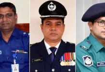 অতিরিক্ত ডিআইজিসহ তিন পুলিশ সুপারকে বরখাস্ত