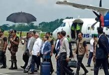 সিলেটে পৌঁছেছেন রাষ্ট্রপতি