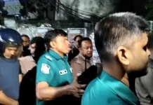 ক্যান্টনমেন্ট থানার সাবেক ওসি ৫ দিনের রিমান্ডে