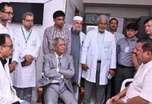 ভূমিমন্ত্রীকে দেখতে হাসপাতালে রাষ্ট্রপতি