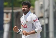 মুমিনুলের ক্যাচ মিসের পর ব্রেকথ্রু দিলেন নাঈম